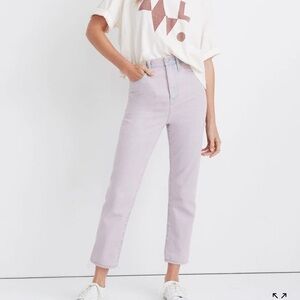 Madewell the Momjean overdyed edition pale lilac 26